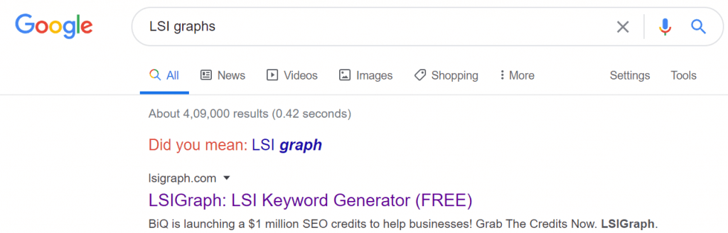 LSI keywords