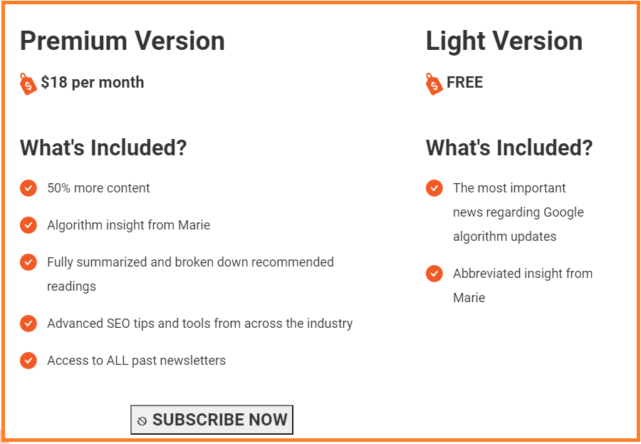 freemium newsletter model