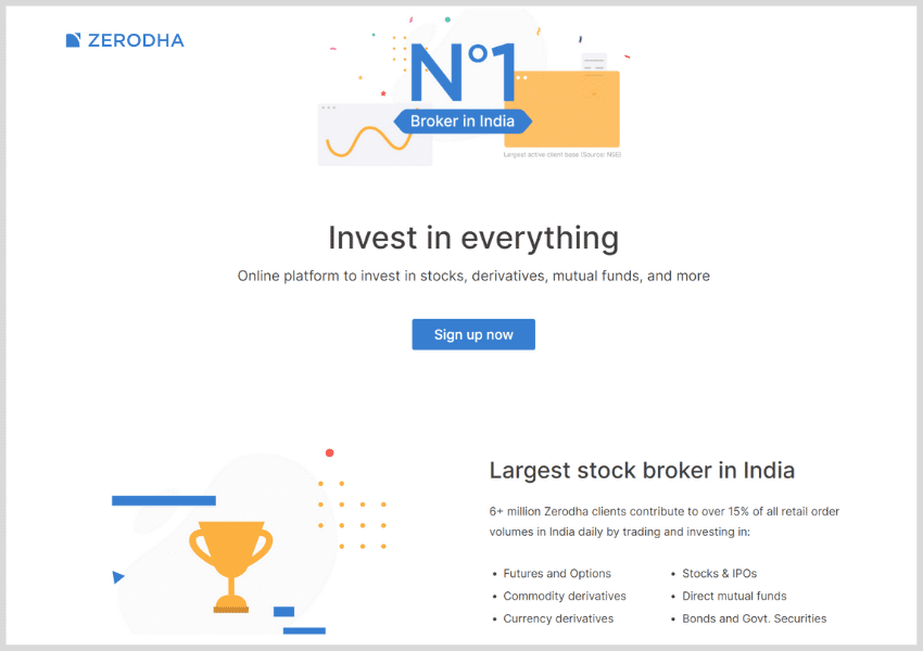 Zerodha's content marketing