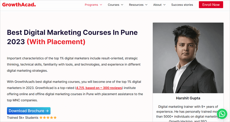growthacad pune digital marketing course